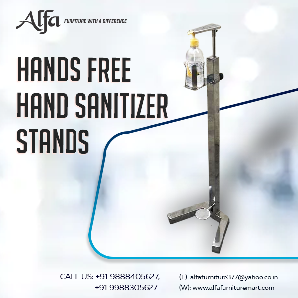 Hands Free Hand Sanitizer Stand In Kharar