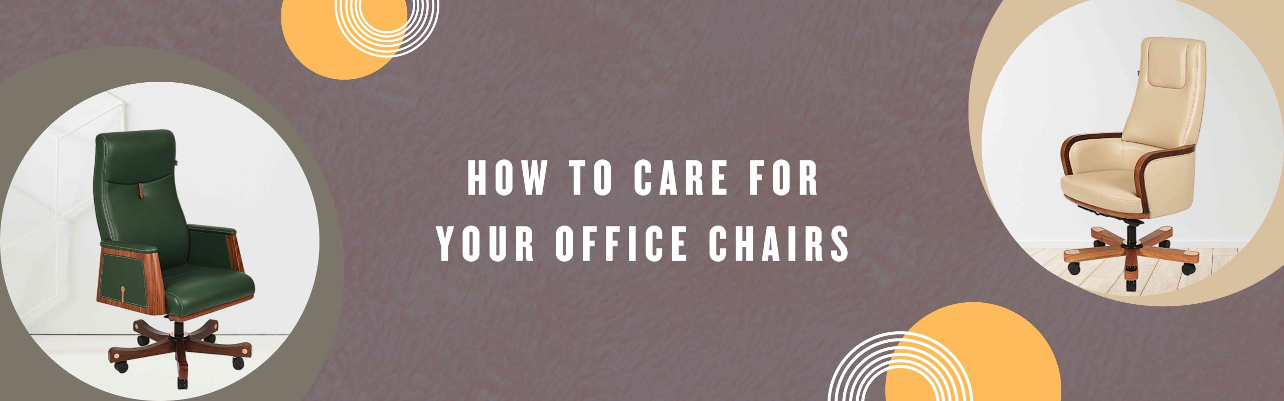 How to Care for Your Office Chairs