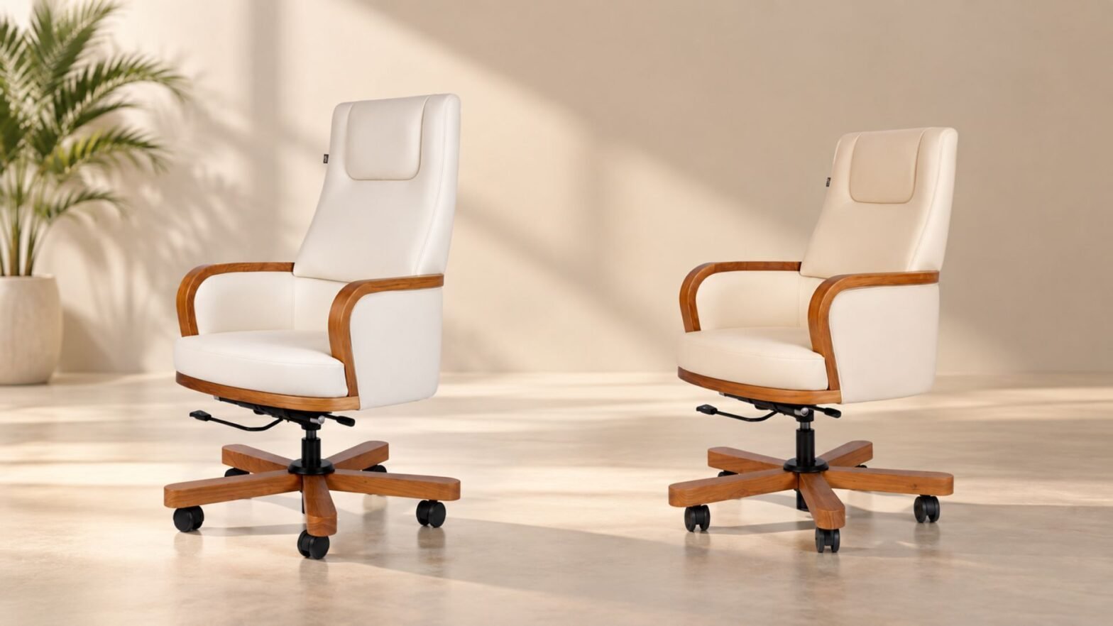 Leather office chair